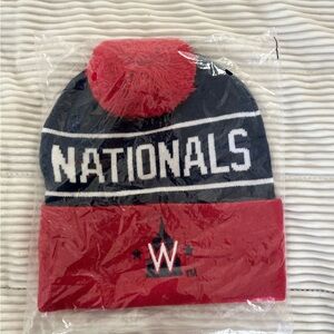 Washington Nationals Winter Hat Cap Beanie Baseball Budweiser Embroidered New